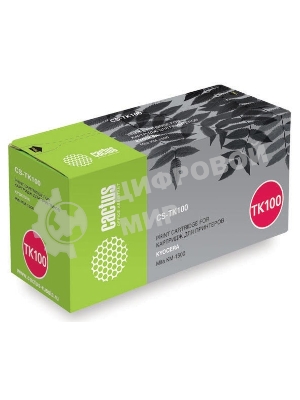 Картридж лазерный Cactus CS-TK100 черный (6000 стр.) для Kyocera Mita KM-1500/1815/1820