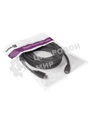 Кабель HDMI Exegate EX287725RUS EX-CC-HDMI2-5.0F (19M/19M, v2.0, 5м, 4K UHD, Ethernet, ферритовые кольца, позолоченные контакты)