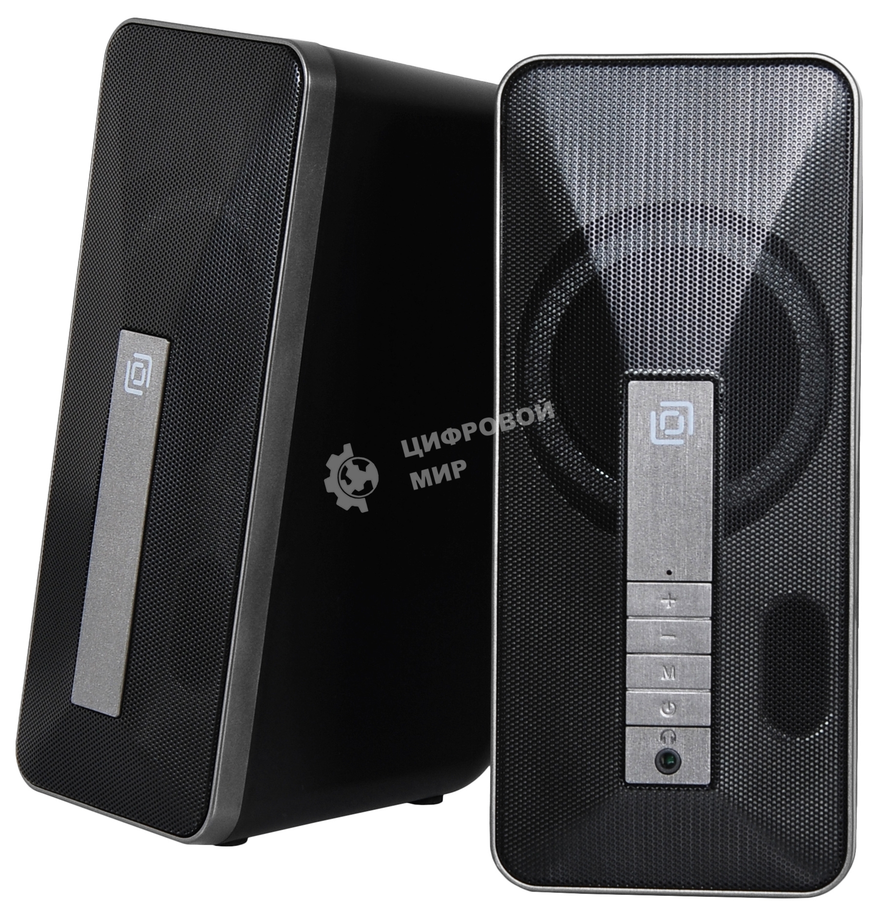 Портативная колонка Oklick OK-130 2.0 черный BT