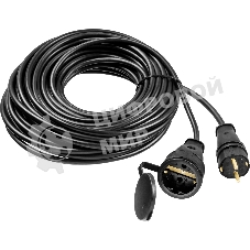 Удлинитель-шнур RC 315, 20 м, 3700 Вт, 1 гнездо, IP44, КГ 3х1,5 мм2, STAYER