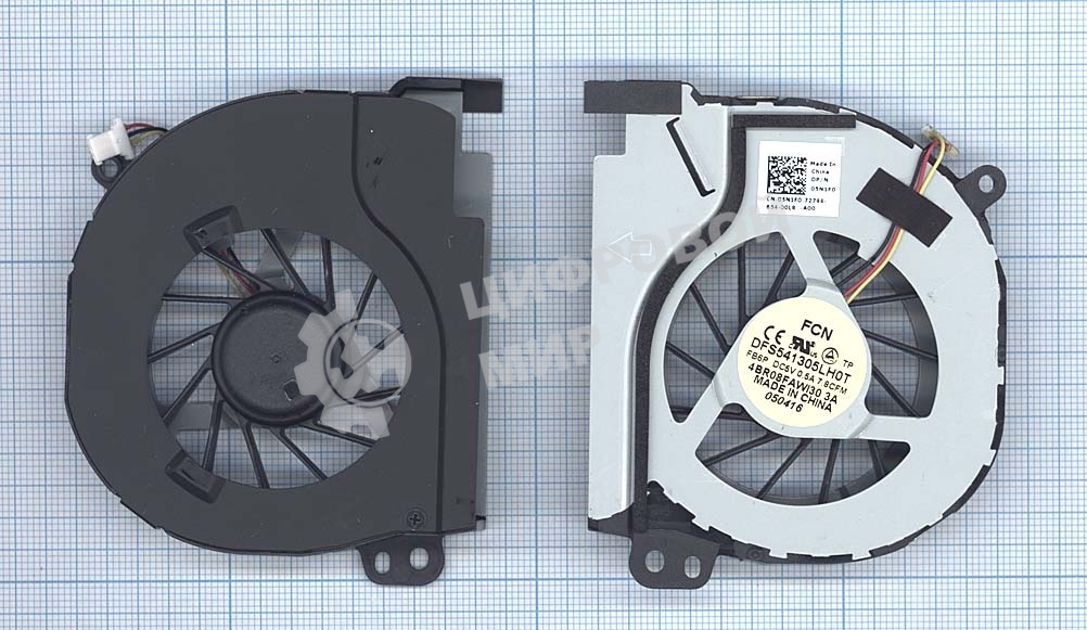 Вентилятор (кулер) для ноутбука Dell Inspiron 14R 14TD 14TR 1728 2728b 5420 I5420 E5420 7420
