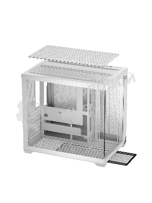 Корпус без блока питания PCCooler C3T700 WH, Midi-Tower, TG, no fans, 1xUSB-A 3.0 + 1xUSB-A 2.0 + 1xUSB-C, ATX, mATX, mITX белый
