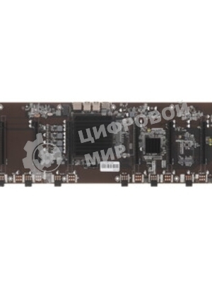 Материнская плата с процессором AFOX AFHM65-ETH8EX, Intel Celeron 847, Intel HM65, 1xDDR3L, 1xSATA, 1xmini-SATA, 8xPCIe 2.0 x16, 1xHDMI, 1x 100Mb LAN, 4xUSB 2.0, проприетарный