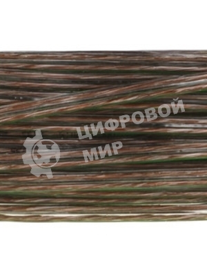 Акустический кабель Cablexpert CC-TC2x0,5-20M, прозрачный, 20 м, бухта