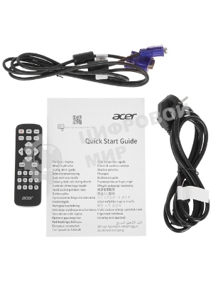 Проектор Acer X139, DLP, WXGA, 5200 Lm, 20000:1, EMEA, 2.7 Kg, EURO Power (replace MR.JTJ11.00R, X139WH)