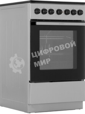 Плита электрическая Gorenje GEC5B41SG серый, конфорок 4 шт, духовка 62 л, 50 см x 85 см x 59.4 см