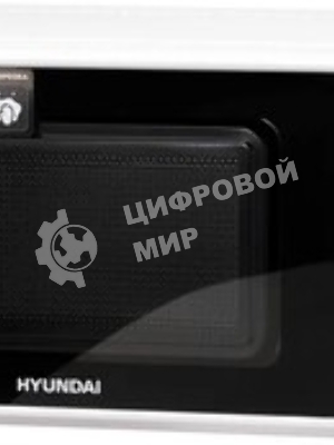 Микроволновая печь Hyundai HYM-M2044 белый, 20 л, 700 Вт, переключатели - поворотный механизм