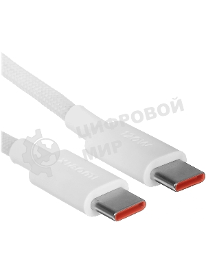 Кабель Xiaomi 6A Braided USB-C to USB-C Cable (1m) (BHR087KGL)