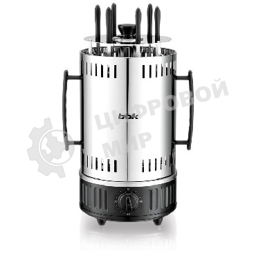 Шашлычница электрическая BBK BBQ603T нержавеющая сталь/черный