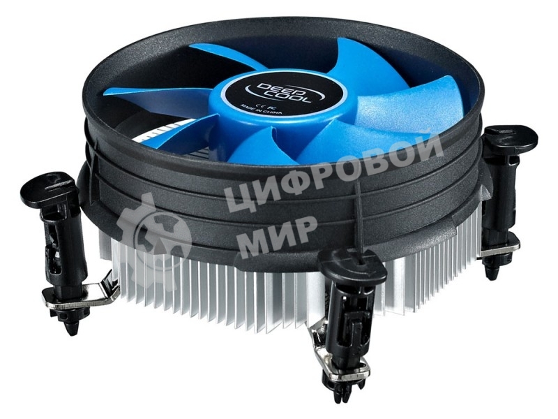 Кулер для процессора DEEPCOOL THETA 9 черный/синий, 92 мм, 2000 об/мин, 27.6 дБ, 3 pin, 65 Вт