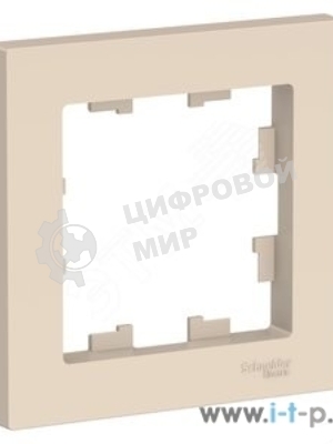 Рамка 1-м AtlasDesign беж. SchE ATN000201