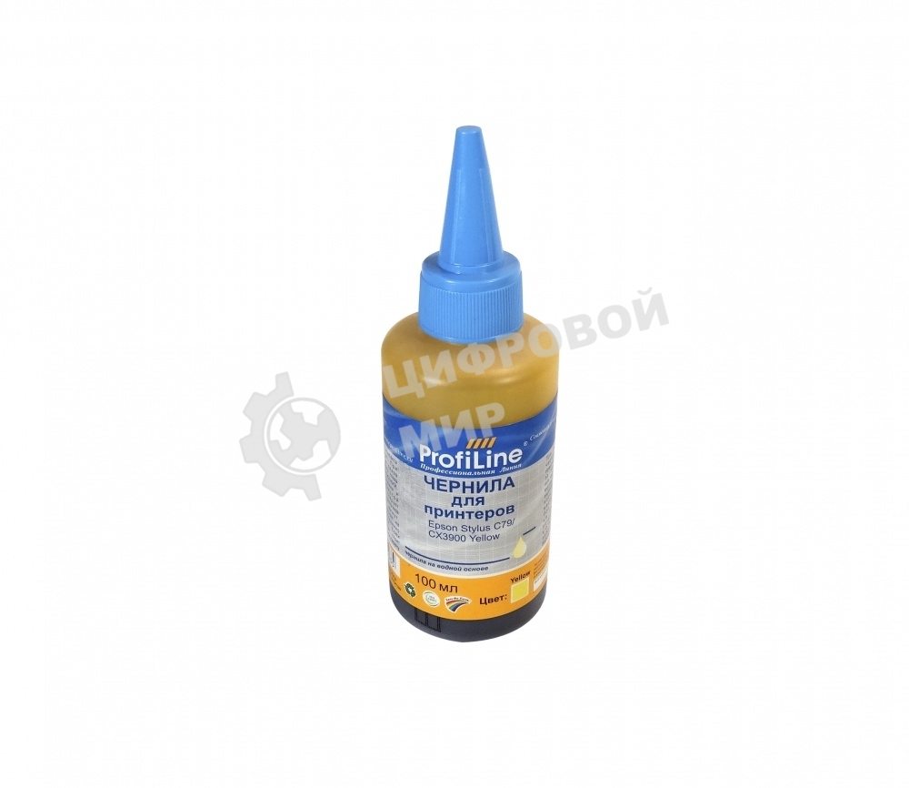 Чернила PL-T0734 для принтеров Epson StylusC79/3900(C79/B78/C91/CX4300) Yellow 100 мл водн ProfiLine