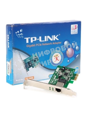 Сетевая карта TP-Link TG-3468 SOHO 32bit Gigabit PCIe, Realtek RTL8168B chipset