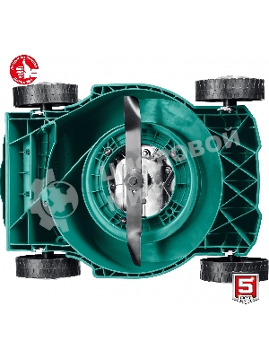 Газонокосилка Зубр 400 мм 2.5 л.с. бензиновая