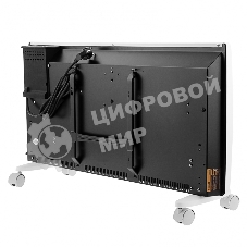 Конвектор электрический гибридный Denzel HybridX-2000 белый, 2000 Вт, 30 м2, термостат, дисплей