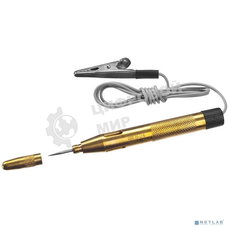 Пробник STAYER 2574_z01master для автопроводки латунный 6-24в 110мм