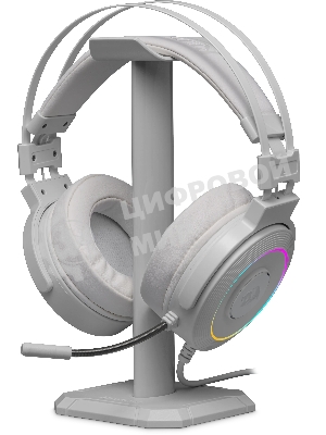 Гарнитура Redragon Lamia 2 белый, проводная, USB, подсветка