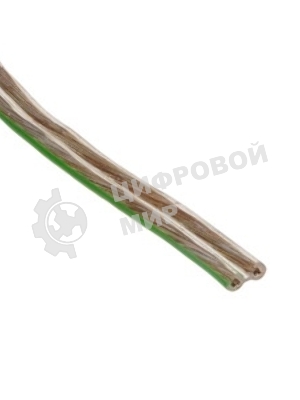 Акустический кабель Cablexpert CC-TC2x0,5-20M, прозрачный, 20 м, бухта