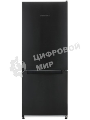 Холодильник Nordfrost NRB 121 B черный двухкамерный 170/70л морозилка снизу, капельная система