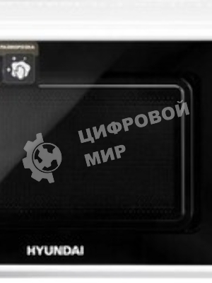 Микроволновая печь Hyundai HYM-M2044 белый, 20 л, 700 Вт, переключатели - поворотный механизм