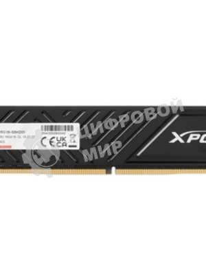 Оперативная память XPG Gaммix D35, DDR4, 16GB (1x16GB), 3200MHz, CL16, DIMM, с радиатором, черный