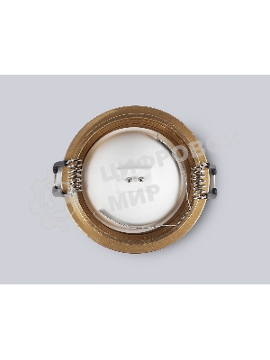Встраиваемый точечный светильник Ambrella light TN102803 GD золото GU5.3 D71*34