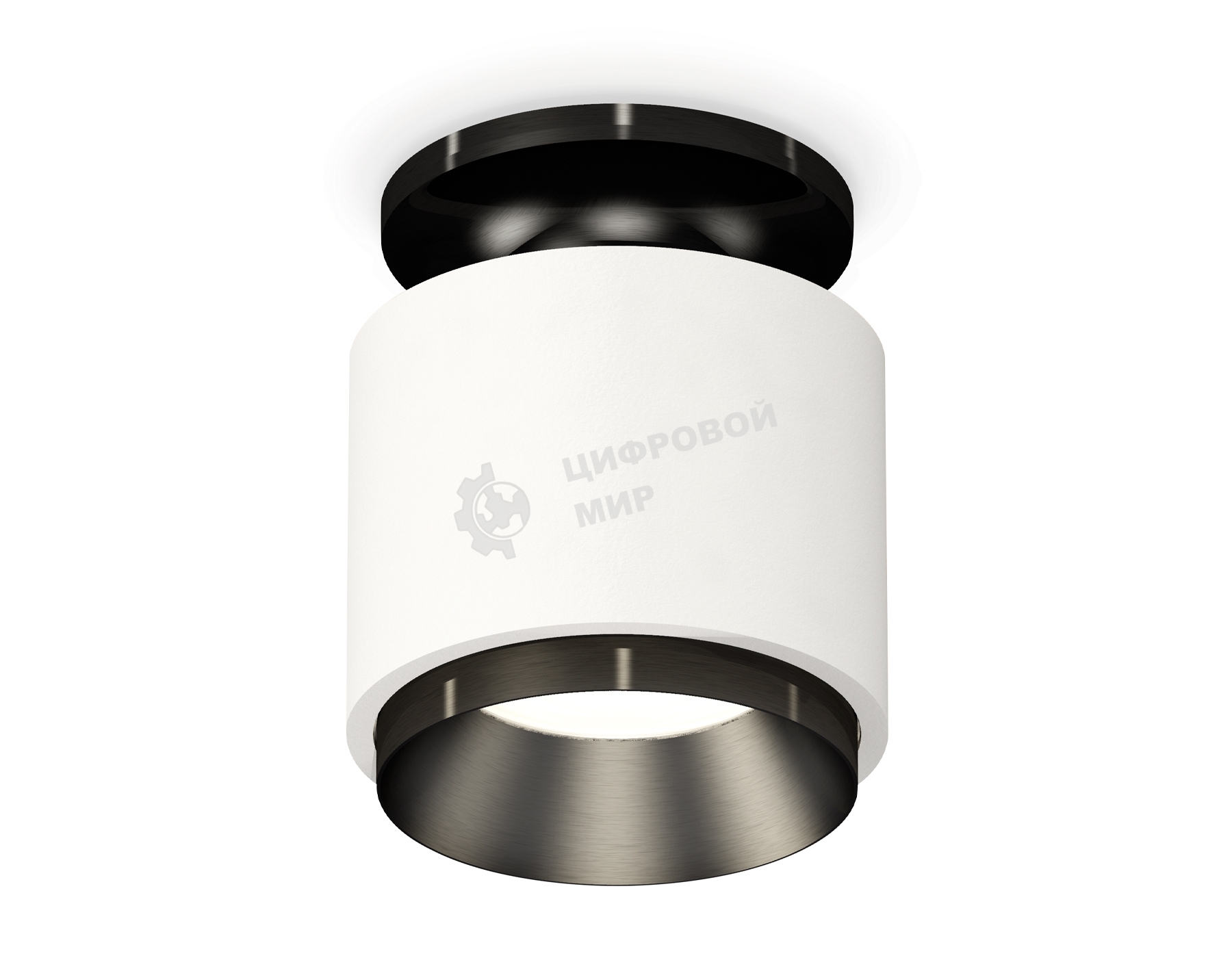 Светильник Ambrella Light XS7510060 SWH/PBK белый песок/черный полированный MR16 GU5.3 (N7926, C7510, N7031)