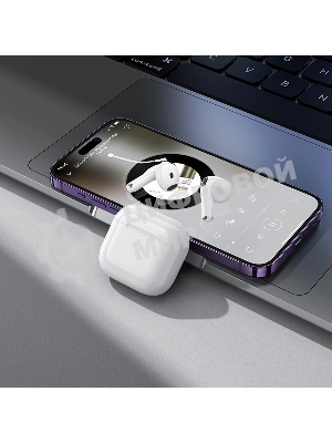 Гарнитура внутриканальные Hoco EW84 белый беспроводные bluetooth в ушной раковине (47779)