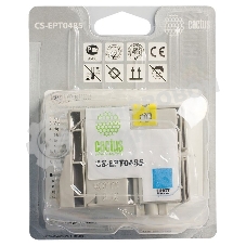 Картридж струйный Cactus CS-EPT0485 светло-голубой (14,4 мл) для Epson Stylus Photo R200/R220/R300/R320/R340/RX500/RX600/RX620/RX640