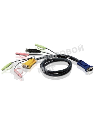 Кабель ATEN CABLE HD15M/USBM/SP/SP-SPHD15M; 1.8M