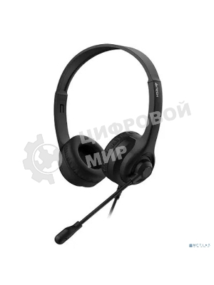 Гарнитура A4Tech HS-8i чёрный, проводная