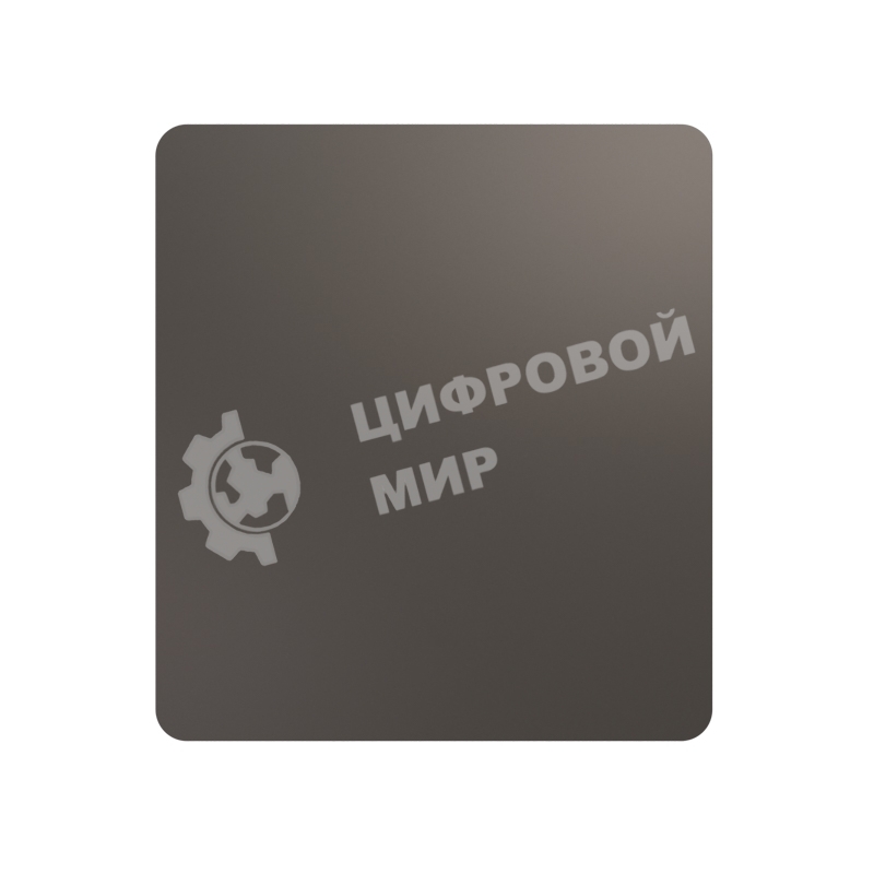 Выключатель Kranz ROUND 1 кл возвратный 10А с/у титан