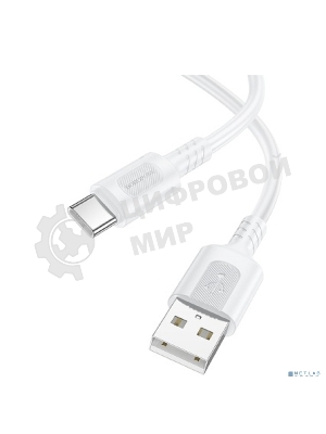 Дата-кабельBOROFONE BX111/USB кабель Type-C/1m/3A/White