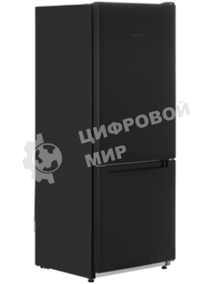 Холодильник Nordfrost NRB 121 B черный двухкамерный 170/70л морозилка снизу, капельная система