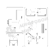 Настенный светильник Ambrella light LH55154 CH/CL хром/прозрачный E14 max 40W 155*100*245