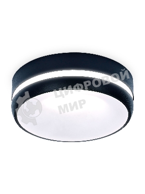 Светильник Ambrella light TN3335 SBK/FR черный песок/белый матовый GU5.3 D96*46