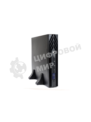 Источник бесперебойного питания SKAT-UPS 1000 RACK + 2x9Ah UPS 900 W, On-Line, sine, built-in rechargeable batteries 2 pcs x 9Ah