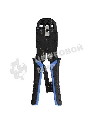 Инструмент ExeGate EX293155RUS EX-T2008R для обжима RJ-45, RJ-11/12 с храповым механизмом (прямой ход обжимки)