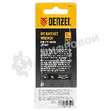 Ключ-трещотка для бит Denzel 1/4
