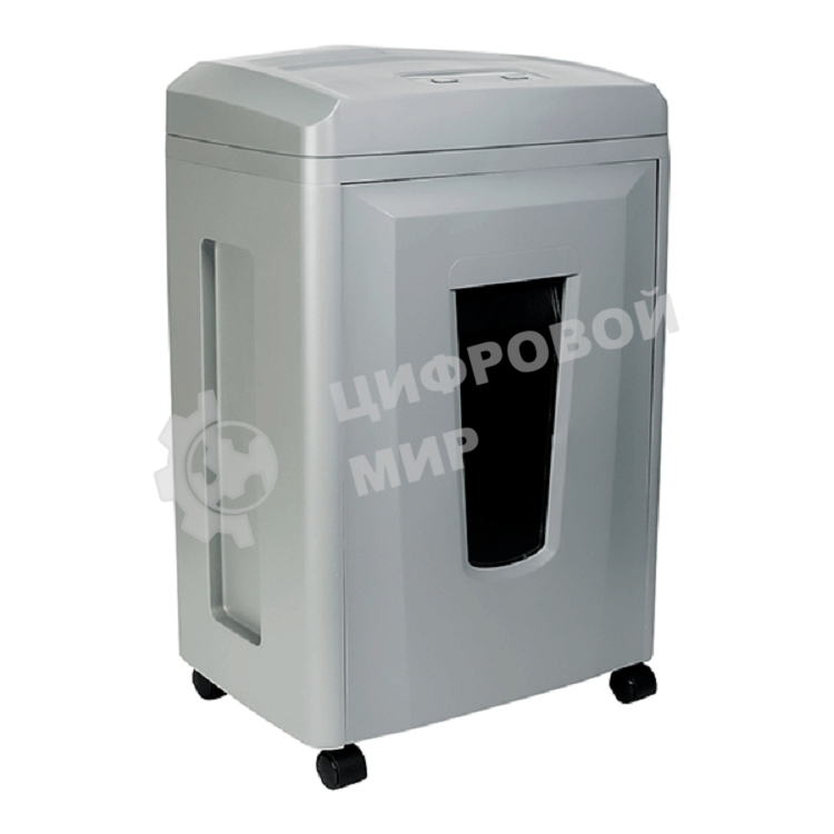 Шредер Heleos УП26-7+ серый (секр.P-7) фрагменты 6лист. 26лтр. пл.карты CD