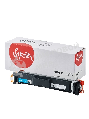 Картридж Sakura 069C ECO (5093C002) для Canon I-Sensys LBP673Cdw/MF750C/MF725, голубой, 1900 к. ECO (чип без счетчика копий)