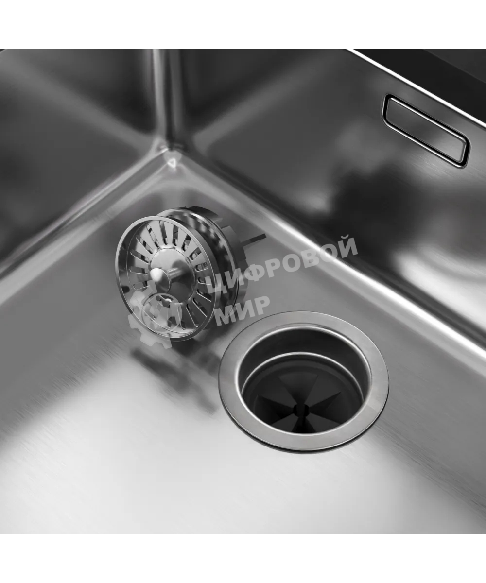 Измельчитель пищевых отходов Kuppersberg WS 750 B, High-Tech, мощность 750 Вт, 3800-4200 об/мин, защита от перегрева, авто выключение, DC мотор, шумоизоляция, уровень шума 70 дБ, черный