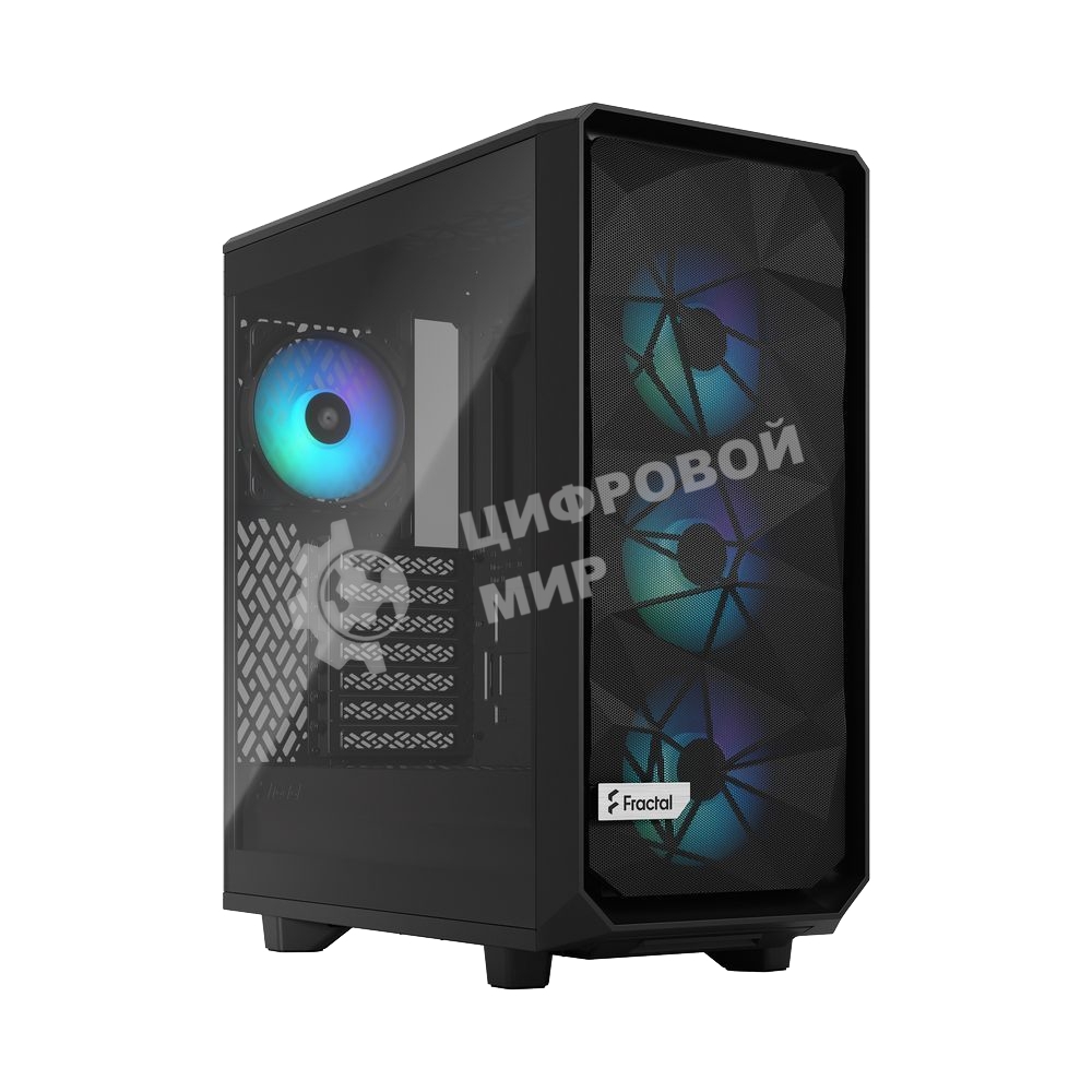 Компьютерный корпус Fractal Design Meshify 2 Compact Lite RGb черный TG Light Tint/FD-C-MEL2C-05