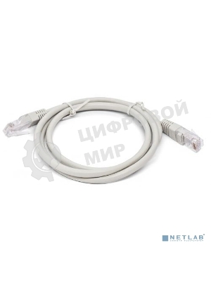 Кабель патч-корд, Filum FL-U6-2M U/UTP 6 cat. 2м, 26AWG(7x0.16 мм), омедненный алюминий (CCA), PVC, серый