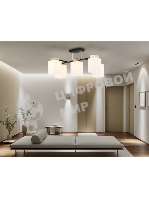 Светильник Ambrella light TR303048/5 BK/GD черный/золото E27/5 max 60W 540*480*270