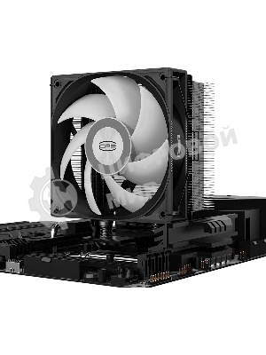 Устройство охлаждения (кулер) PcCooler RT400 ARGb Soc-AM5/AM4/1200/1700/1851 4-pin 32dB Al+Cu 230W Ret (RT400-BKAWXX-GL)