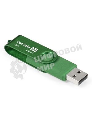 Exegate EX302051RUS USB-флеш накопитель ExeGate Jet Ultra 32GB зеленый (USB3.0/=USB3.1 Gen1/=USB3.2 Gen1 5Gbps, пластик/металл)