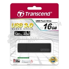 Флешка USB Transcend JetFlash 780 (TS16GJF780), 16 Gb, USB 3.0, R/W 140/40, черный/серебристый
