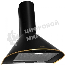 Вытяжка каминная Elikor Эпсилон 60П-430-П3Л черный/золотистый, 60 см, 430 куб. м/ч, 54 дБ