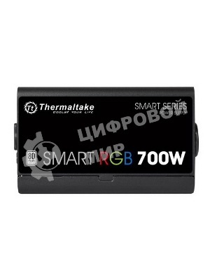 Блок питания Thermaltake Smart RGb (PS-SPR-0700NHSAWE-1), 700Вт, 80 PLUS, 120мм, черный